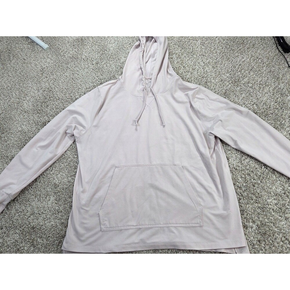 Nike Dri-FIT Women's Plus Size 1X Hoodie Pink Pullover Athletic Sweatshirt